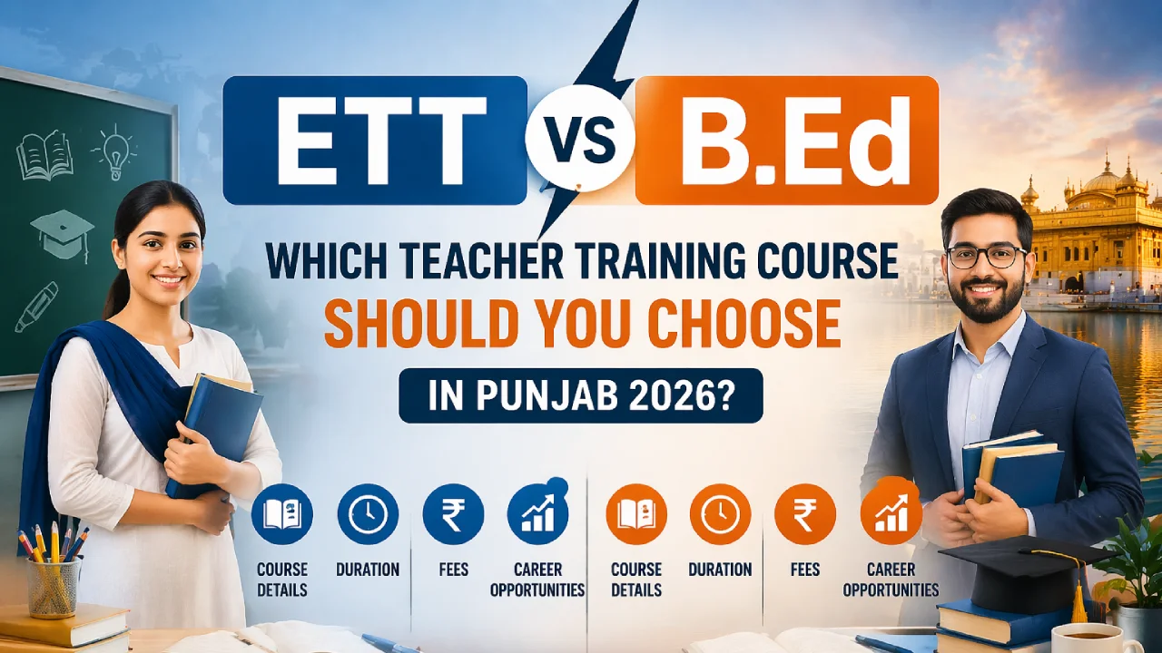 ETT vs B.Ed — Which Teacher Training Course Should You Choose in Punjab