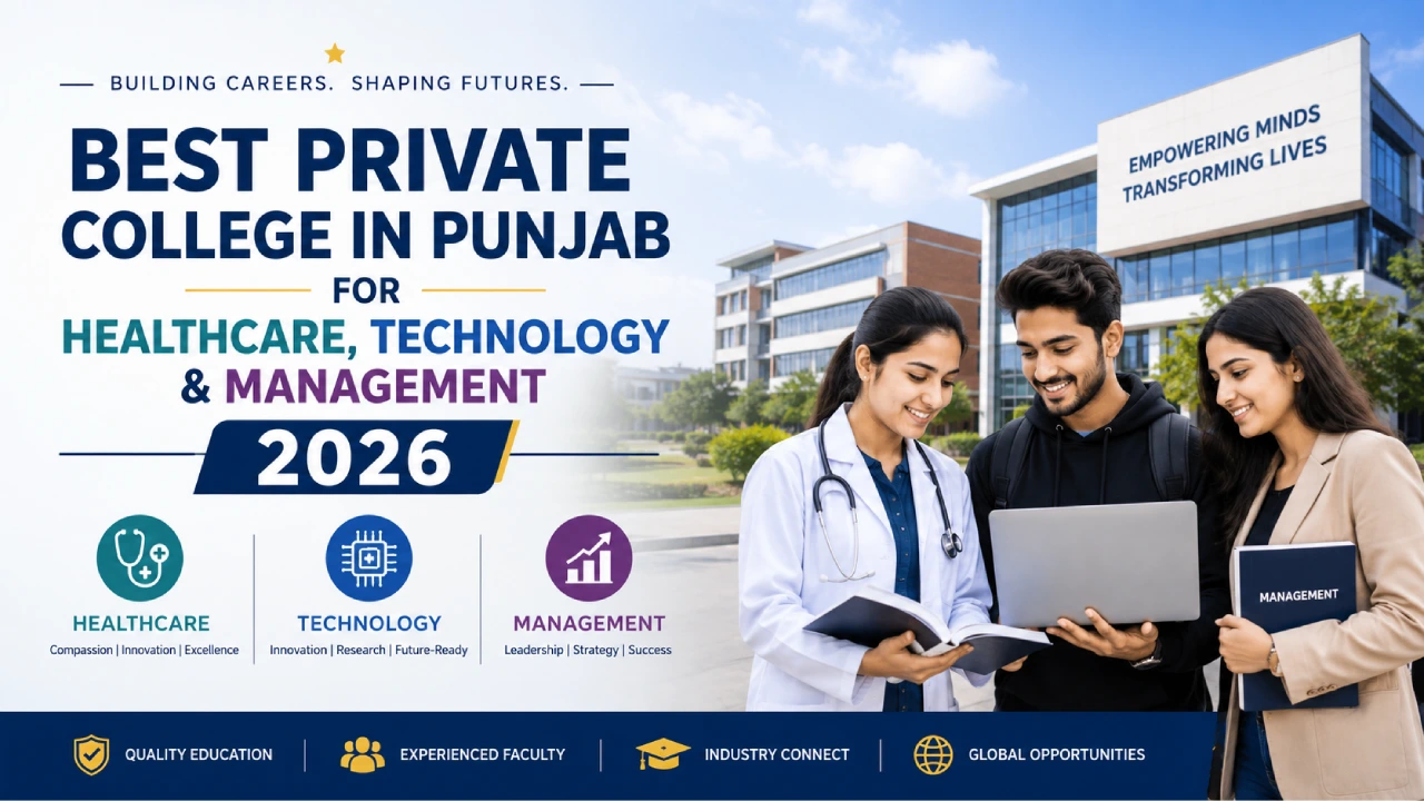 Best Private College in Punjab for Healthcare, Technology & Management