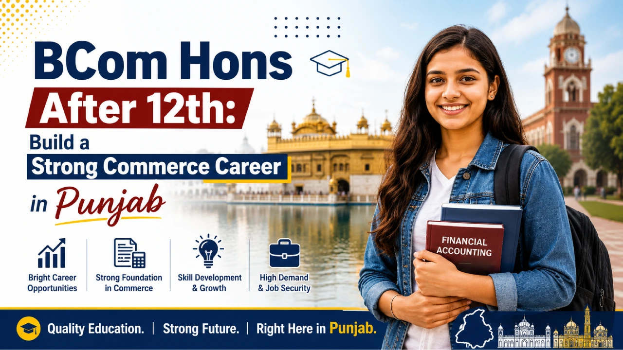 BCom Hons After 12th Build a Strong Commerce Career in Punjab