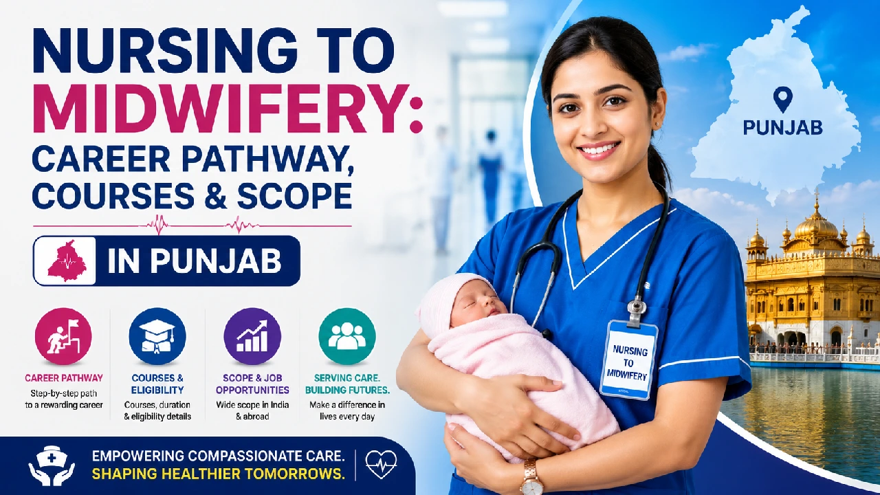 Nursing student practising midwifery skills at SGI Gurdaspur